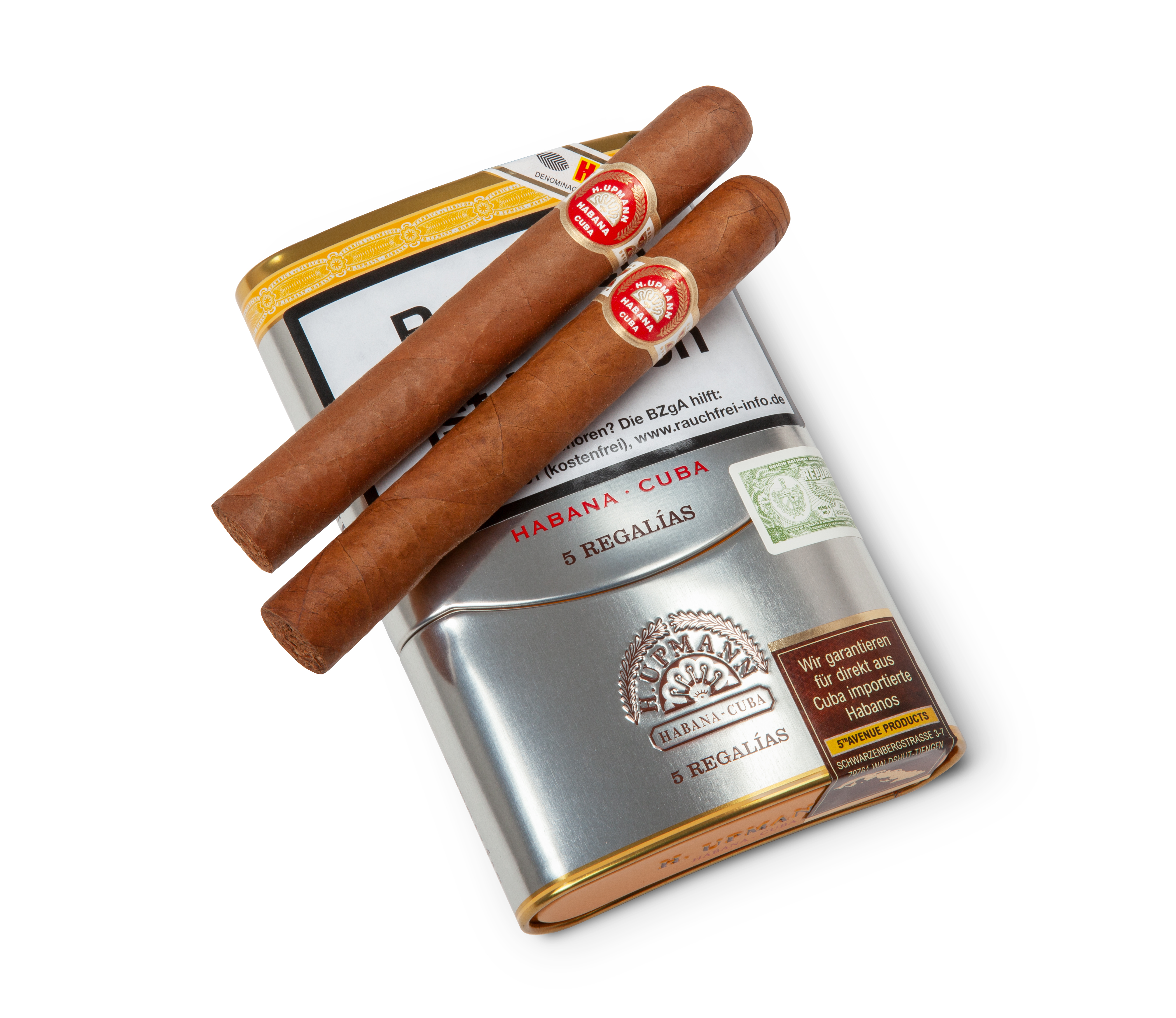 H. Upmann Regalias aus dem Metalletui als Einzelne hier kaufen 