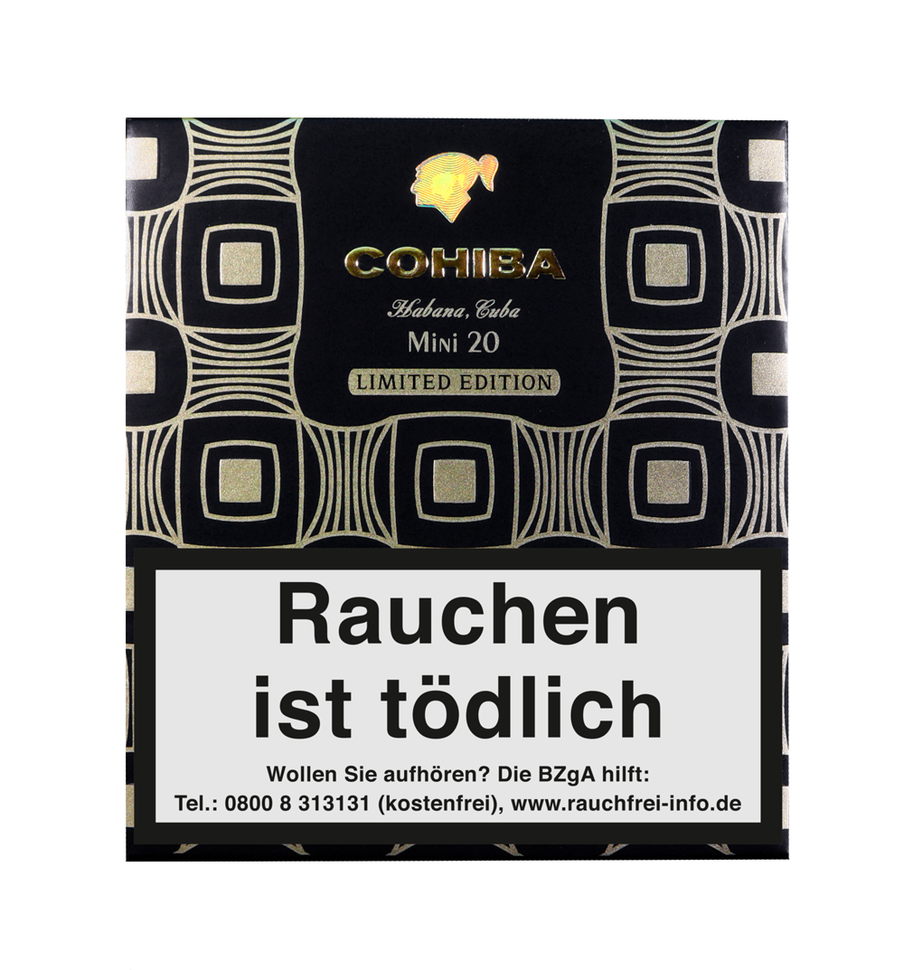 Cohiba Mini Limited Edition 2022 markentypisches Geschmacksbild im außergewöhnlichen Design