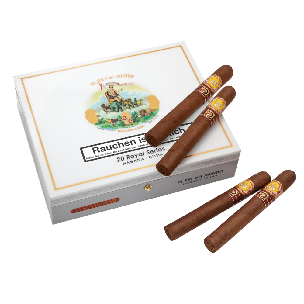  El Rey Del Mundo Royal Series LCDH available in a 20-piece high gloss box 