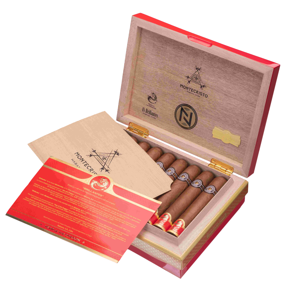 Montecristo Brillantes Year of the Dragon 18er Kiste offen