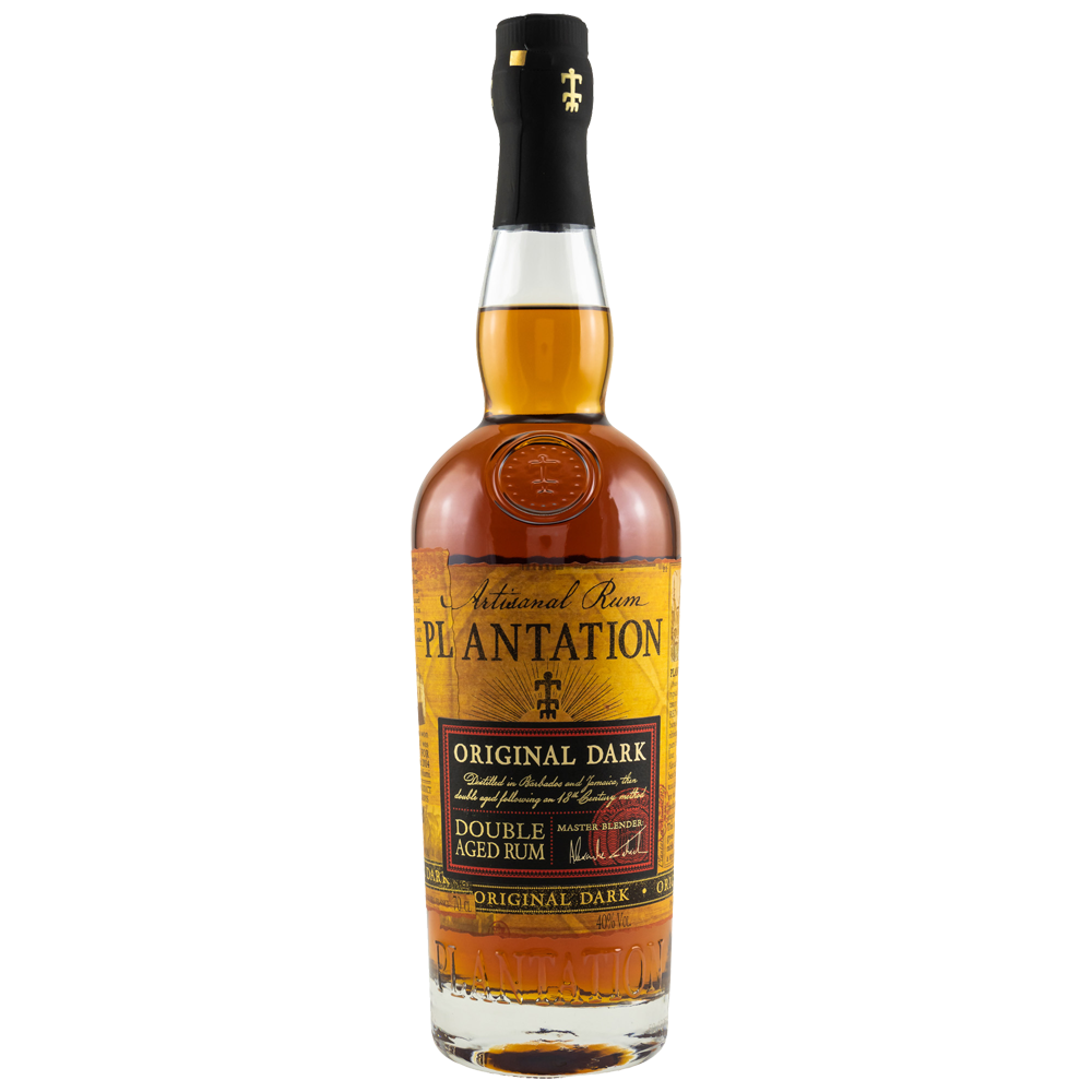 Plantation Rum Original Dark with fruity aromas accompanied by spice 