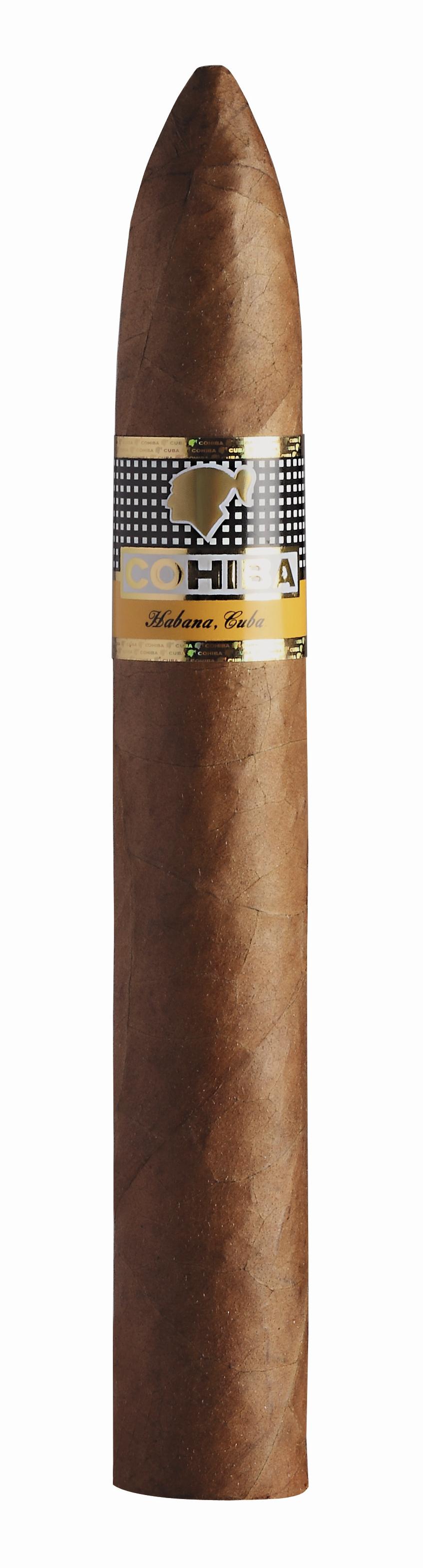 Cohiba Piramides Extra with aromas of nuts and almonds 