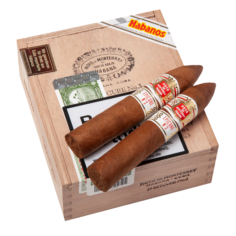 Hoyo de Monterrey Epicure No. 3 10er Kiste geschlossen