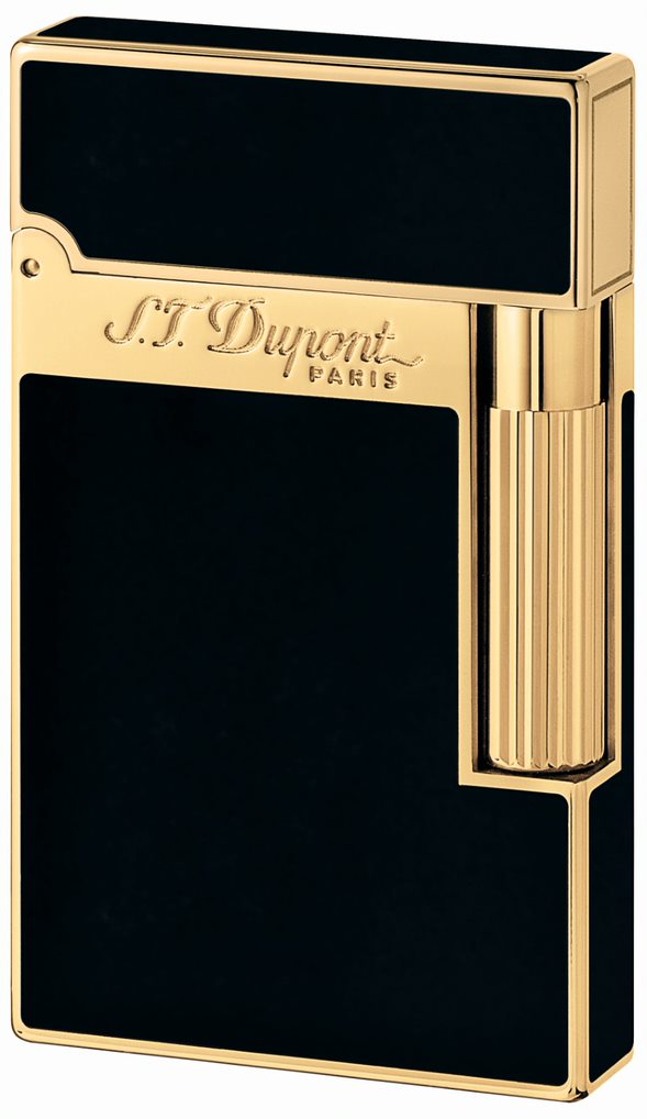 S.T. Dupont Ligne 2 Black Yellowgold closed