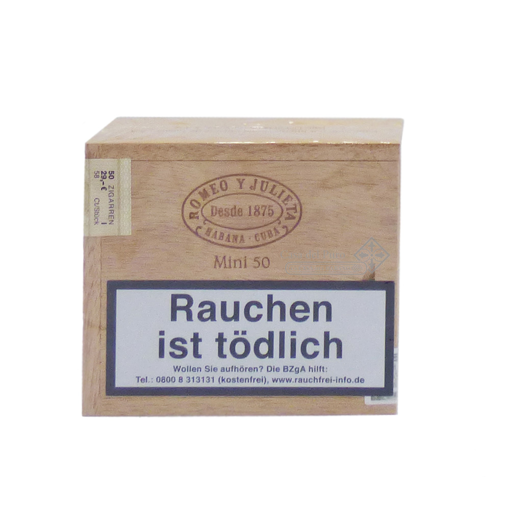 Romeo y Julieta Mini in schicker 50er Holzschachtel 