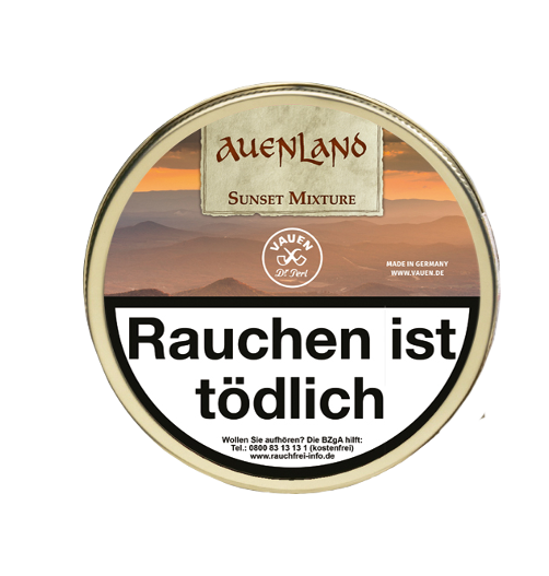 Vauen Sunset Mixture mit intensiven Aromen die von fruchtig bis hin zu Honig gehen  