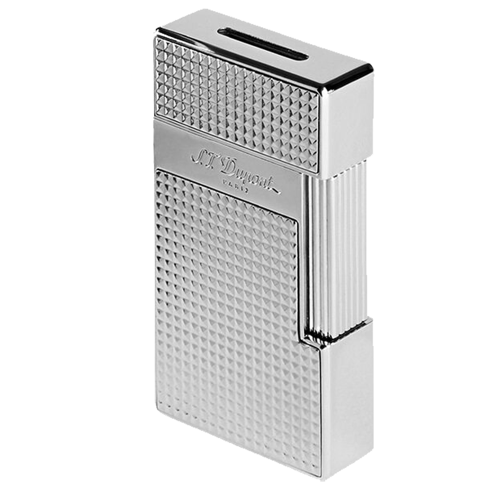 S.T. Dupont Ligne Big D Palladium Head Chrome, this luxury lighter combines elegance and power