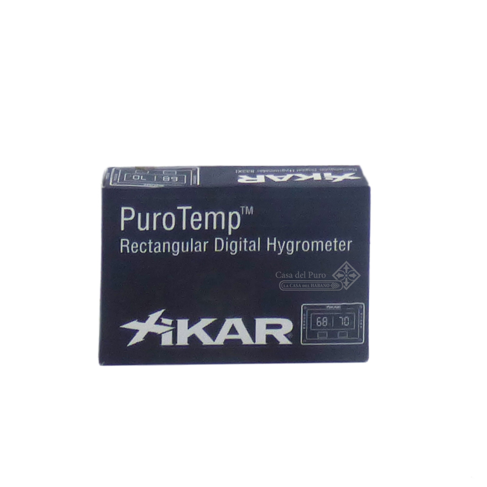 Xikar PuroTemp Digital Hygrometer Square