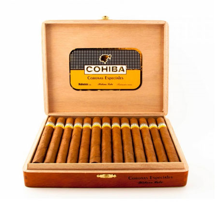 Cohiba Corona Especiales available in the 25 box 