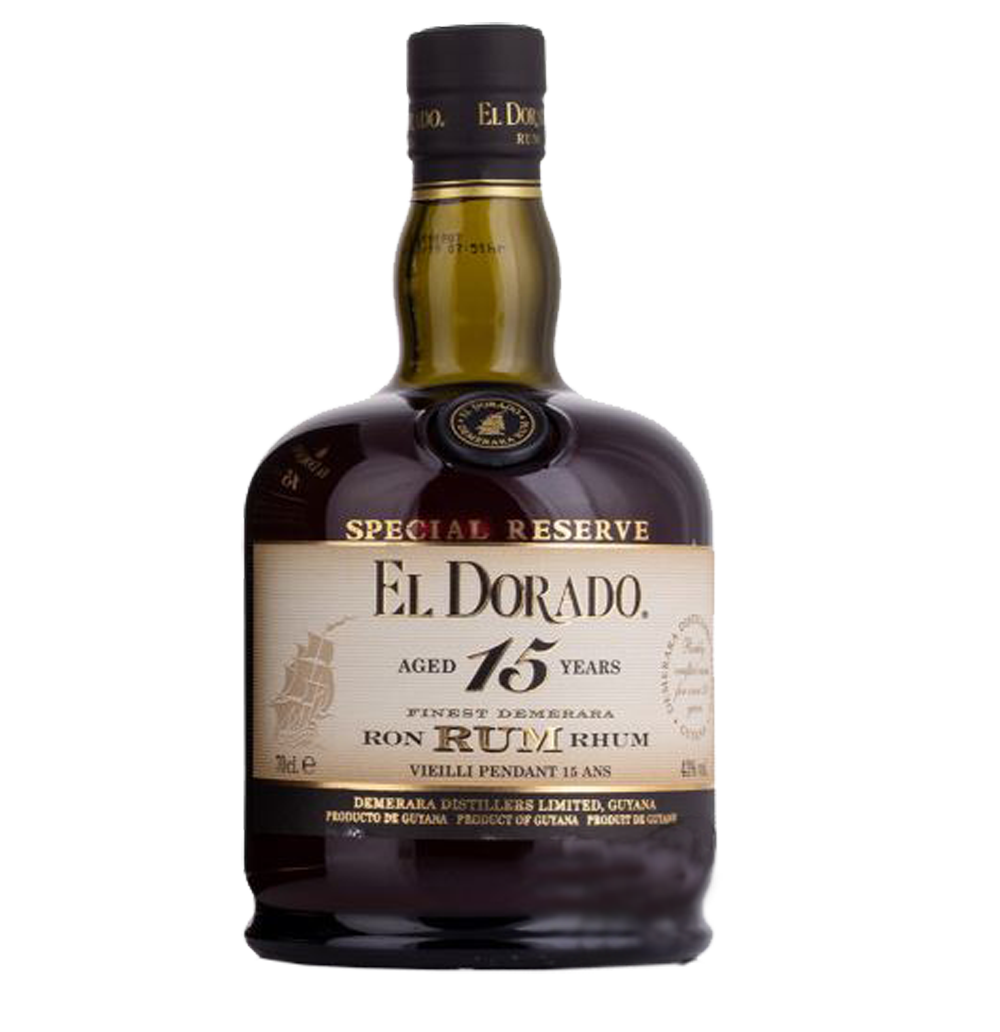 El Dorado 15 years a Guyanese rum with a unique taste