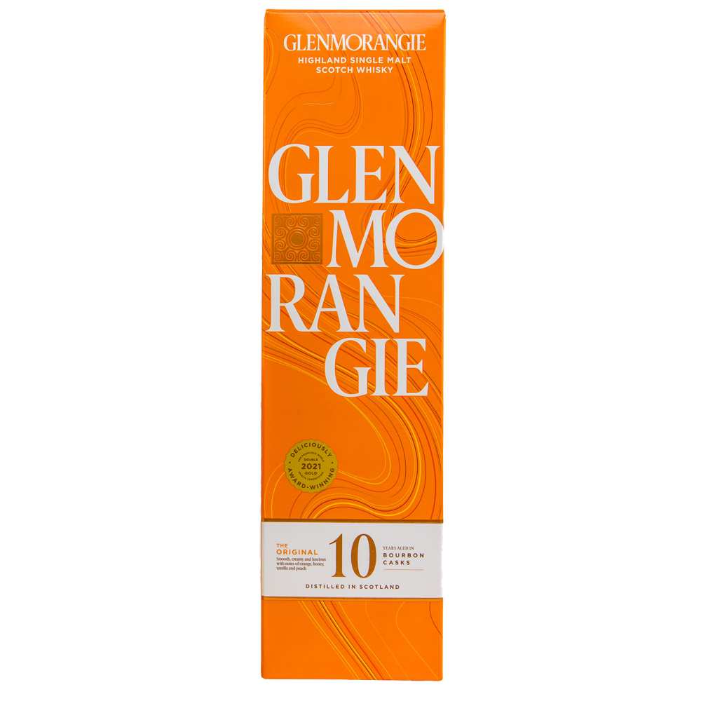 Glenmorangie The Original 10 Years in Chic Orange Packaging 