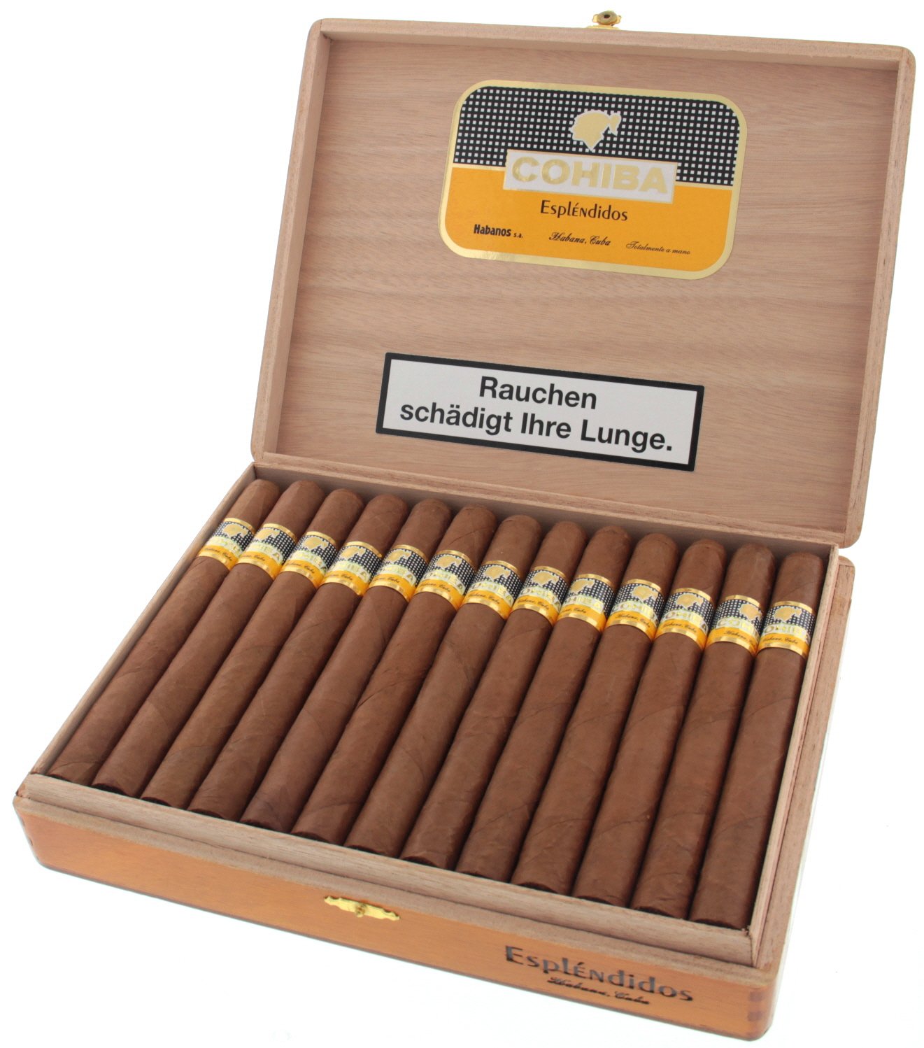 Cohiba Esplendidos 25er Kiste offen 